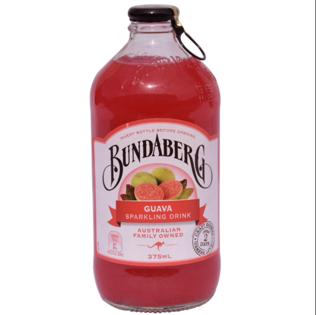 宾得宝番石榴汁汽水饮料375ml *24瓶澳大利亚进口bundaberg宾得宝