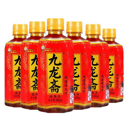 九龙斋酸梅汤400ML瓶整箱装