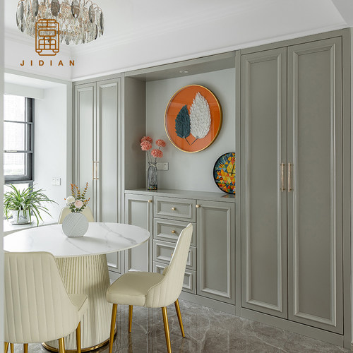 吉典餐边酒柜实木绿色环保