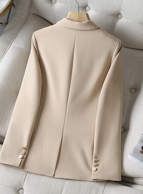 西装外套女秋季小个子2026新款高级感气质休闲职业装西服套装春秋
