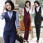 新款 时尚 气质正装 职业装 教师面试西装 女秋季 工装 西服工作服 套装