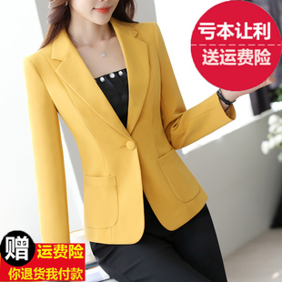 女外套韩版 网红收腰西服女上衣正装 2025新款 休闲时尚 春秋季 小西装