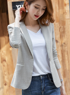 2026秋季新款长袖小西装外套女士韩版时尚休闲英伦风百搭西服上衣