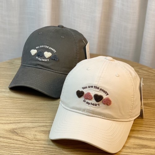 韩版甜美小清新爱心棒球帽子女生