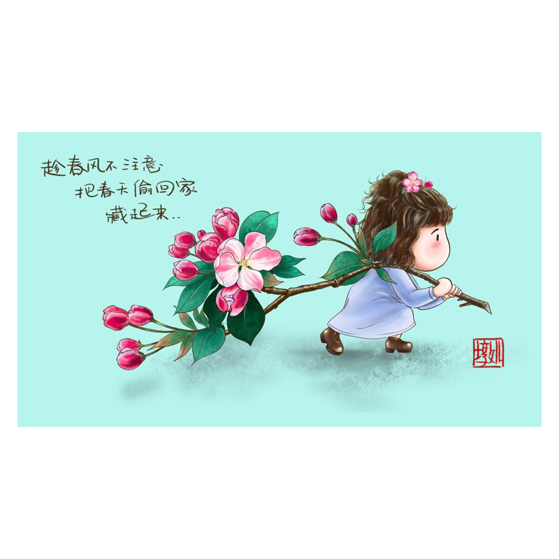 胖不墩儿创意桌垫鼠标垫 大号小号超大号加厚锁边 可爱风卡通图案创意