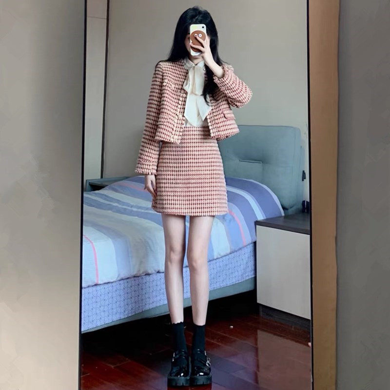 财阀千金小香风三件套装