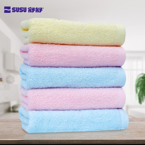 susu舒舒单条装柔软吸水全棉毛巾
