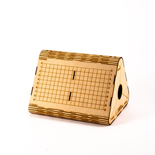 短财布手账本包盖头折弯三种弧度辅助工具 手工皮具三角弯贴模具