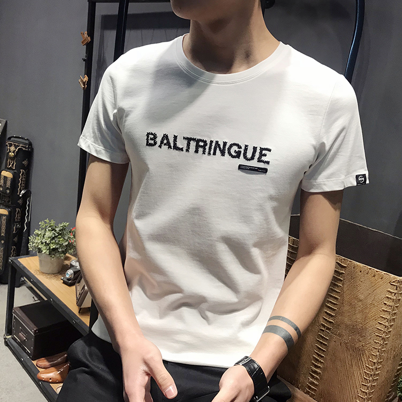 LX Ô²ÁìÓ¢ÎĶÌÐäʱÉдÌÐ徫Ʒ¼òÔ¼ÐÞÉí¸ßÖÊÁ¿Ì×Í·°ëÐäTÐôÄÐÉúË§Æø