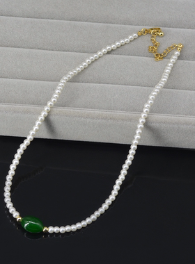 串珠女性新中式绿色玛瑙