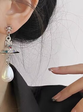 轻奢风金色镶钻太阳花耳环女夸张设计感高级百搭耳饰日常百搭