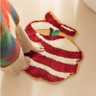 Christmas bathroom absorbent floor mat, Christmas carpet地毯