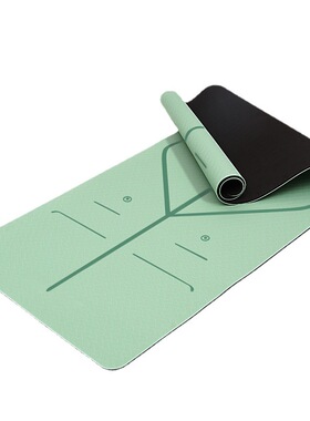 Double TPE yoga mat, thickened anti slip fitness mat瑜伽垫