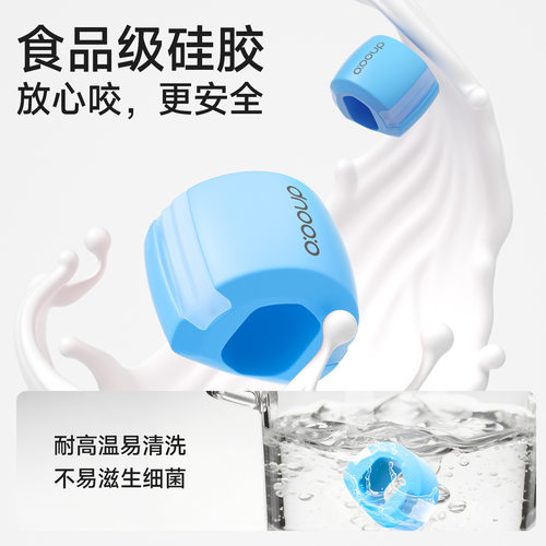 Facial masseter silicone trainer for shaping the face