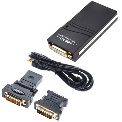 New USB 2.0 Display Adapter UGA to DVI/VGA/HDMI