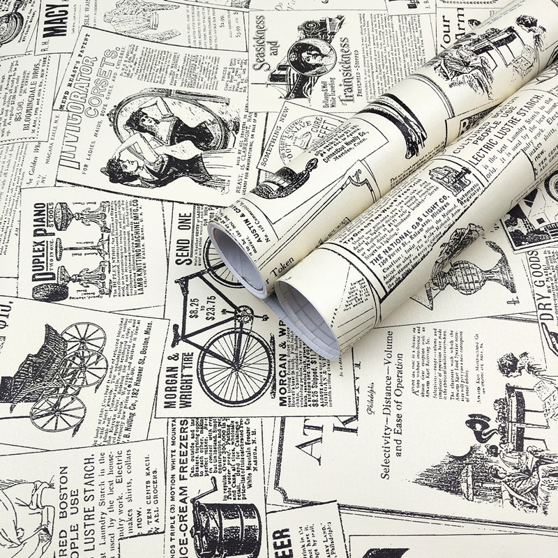 British style background wall self-adhesive wallpaper壁纸