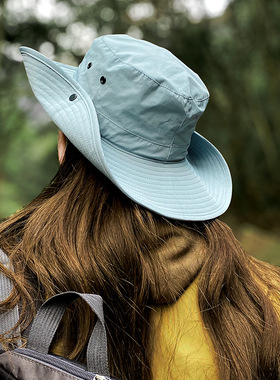 Summer Big brimmed Fisherman's Hat Western Cowboy Hat太阳帽