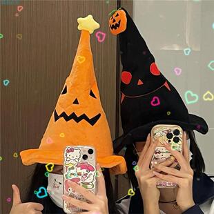 万圣节南瓜帽子儿童男女通用会动的鸡腿帽子搞笑沙雕会唱歌圣诞帽