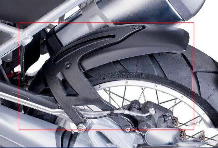 适用宝马1200R/RS/GS水鸟ADV改装加大加长前后挡泥瓦挡泥板瓦护板