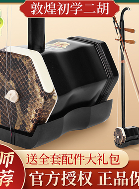 敦煌二胡02A木轸二胡初学入门上海成人儿童二胡琴【敦煌专卖店】