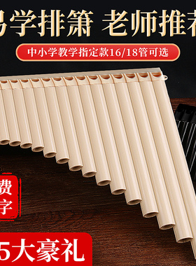 易学排笛 16管18管学生教学专用排箫初学者入门C调排笛乐器通用
