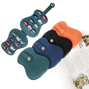 吉他拨片包 民谣木吉他拨片盒 多片装大号pick收纳包 放拨片夹袋