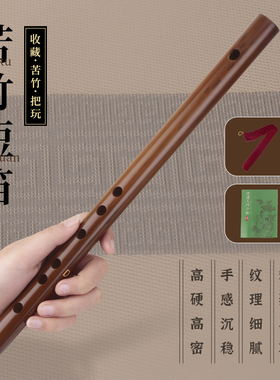 古风初学苦竹笛子成人零基础F调儿童G横笛入门无膜短笛冷门小乐器