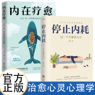 正版 停止内耗+内在疗愈 心理学励志书籍 治愈心灵 人这一生终究要和自己和解 过一个不累人生