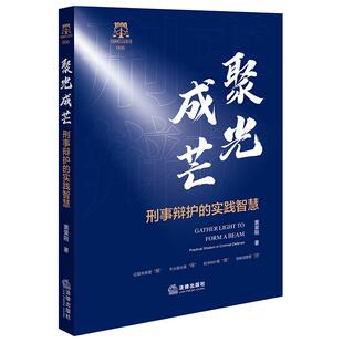 正版2025新书 聚光成芒 刑事辩护的实践智慧 窦荣刚 中国律师千人出书计划006 法律出版社9787524409434