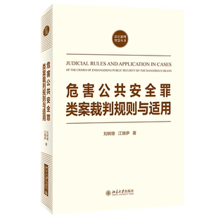 2021新书 北京大学出版 危害公共安全罪类案裁判规则与适用 江珞伊 社9787301324424 刘树德 正版