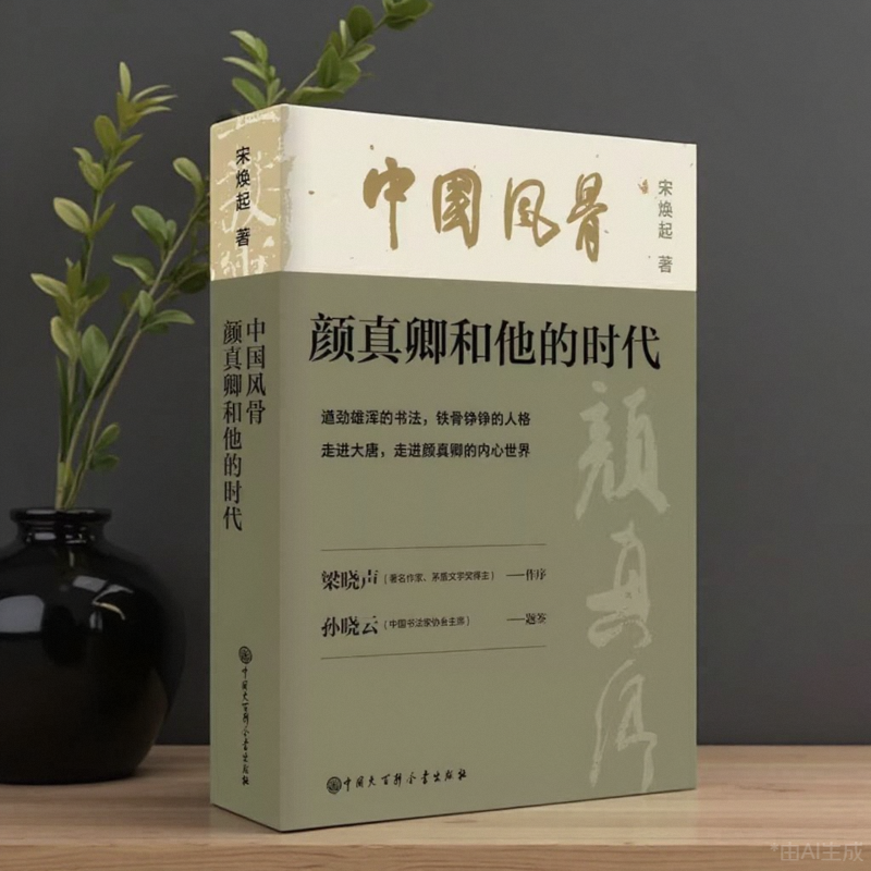 中国风骨：颜真卿和他的时代 宋焕起著 遒劲雄浑的书法 铁骨铮铮的人格 走进大唐走进颜真卿的内心世界 中国大百科全书出版社