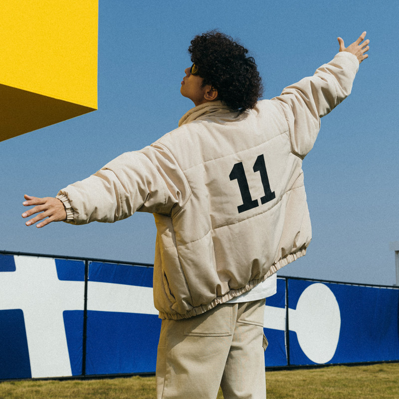 US17简约通勤棉服夹克运动宽松防风外套复古街头,运动服/休闲服装,运动棉衣,淘宝优惠券,粉丝福利购,淘宝优惠卷