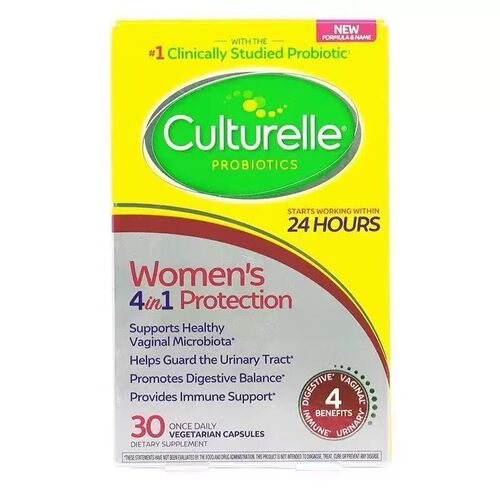 Culturelle康萃乐益生菌女性私处呵护4合一菌群肠胃益生菌胶囊30