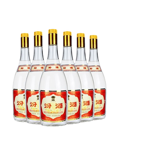 汾酒股份55度950ml 6瓶整箱大容量黄盖山西杏花村清香型高度白酒
