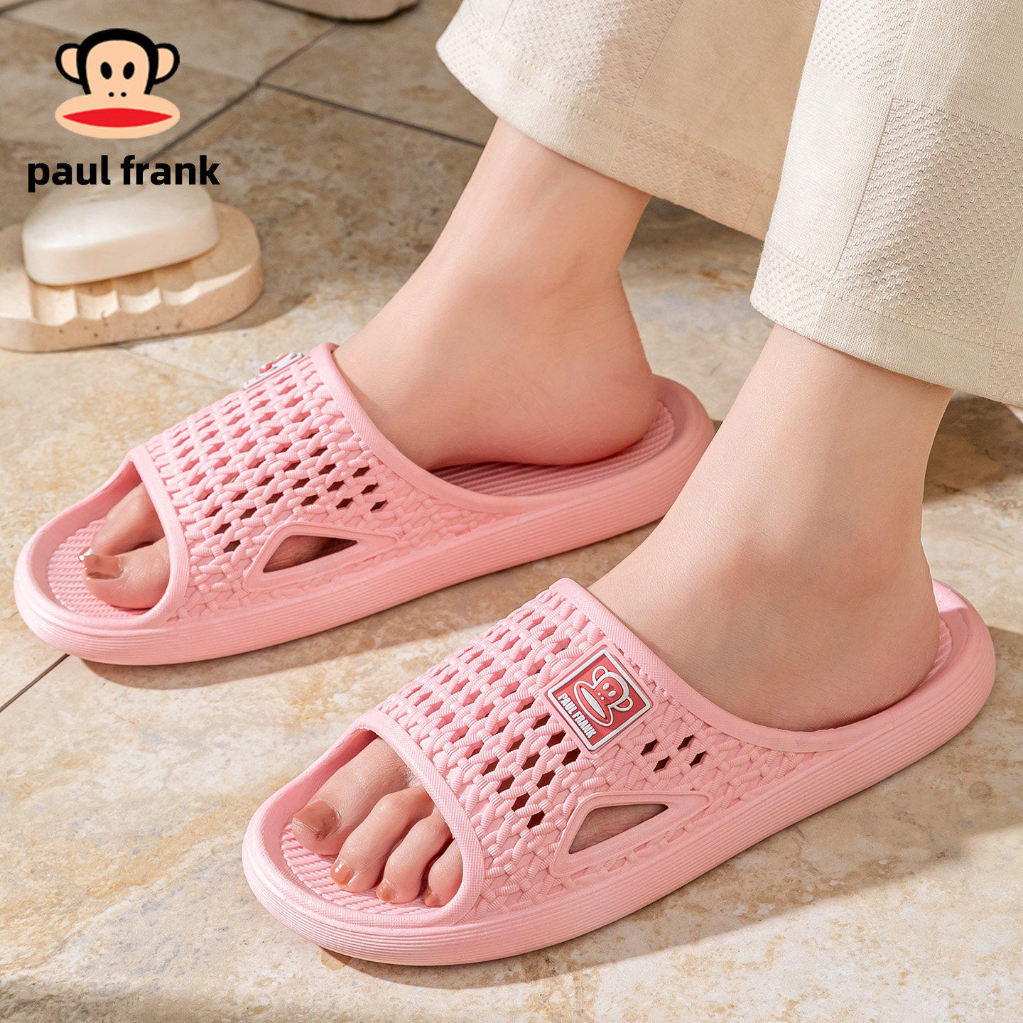 大嘴猴凉拖鞋女士居家室内浴室防滑速干老人长辈透气平底拖鞋男夏,居家布艺,居家凉拖/凉鞋,淘宝优惠券,粉丝福利购,淘宝优惠卷