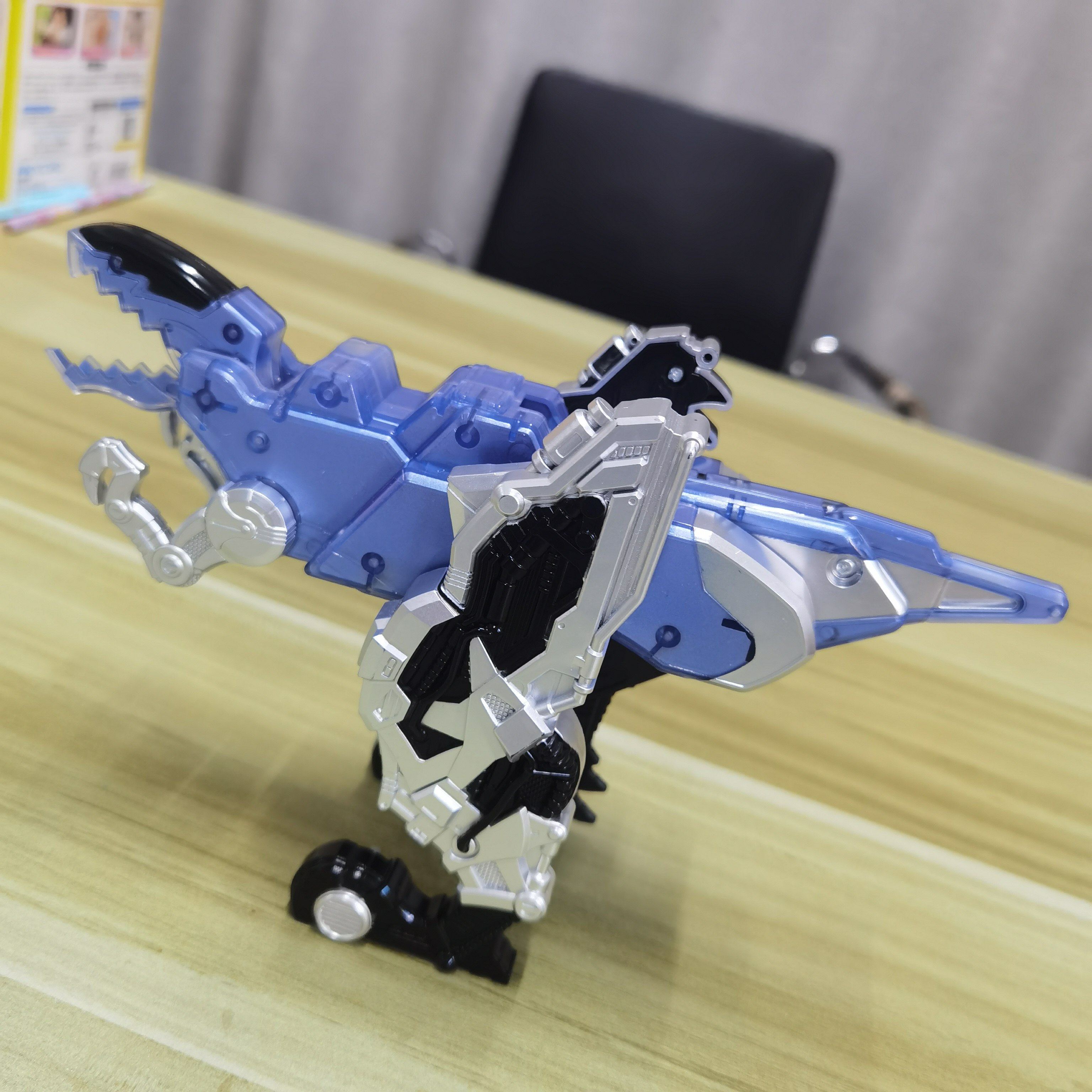 新款国产CSM小恐龙fang獠牙记忆体假面骑仕W腰带双骑驱动器DX联动图片