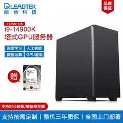 Leadtek/丽台i9 14900K/RTX4090 24G深度学习主机单路GPU仿真计算服务器模型训练渲染建模算法塔式图形工作站