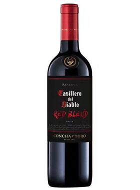 智利原瓶进口干露红魔鬼黑金珍藏系列干红赤霞珠葡萄酒750ml*2瓶