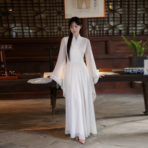 茶服国风连衣裙禅服女