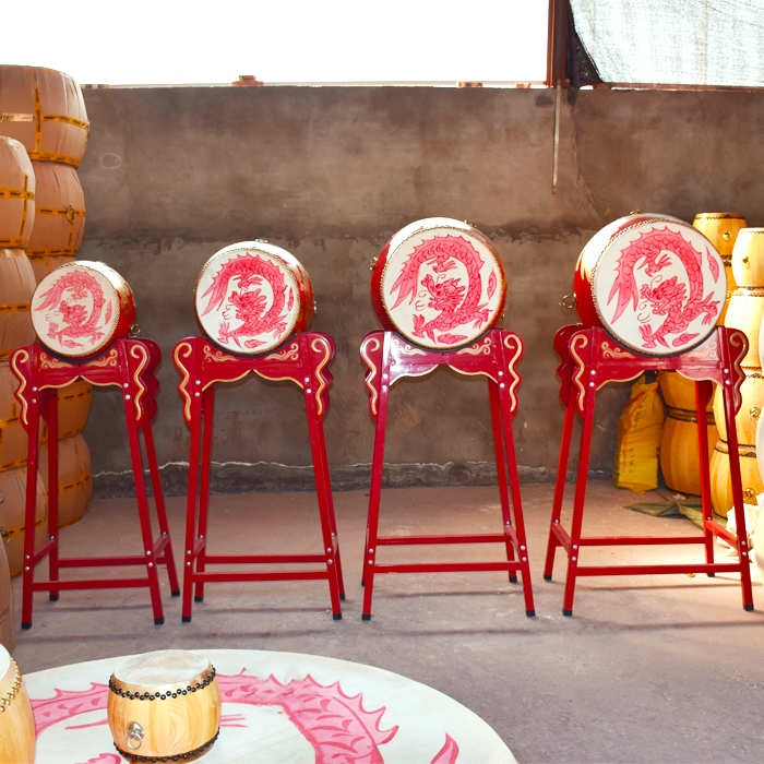 2米大鼓成人儿童龙鼓立鼓中国鼓寺院鼓演出鼓铁架