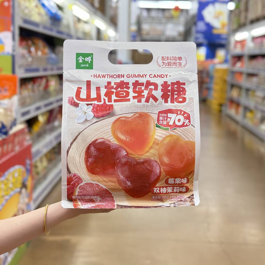 麦德龙金晔山楂软糖312g