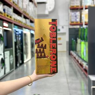 Toblerone瑞士三角迷你黑巧克力含蜂蜜及巴旦木糖448g糖果小零食
