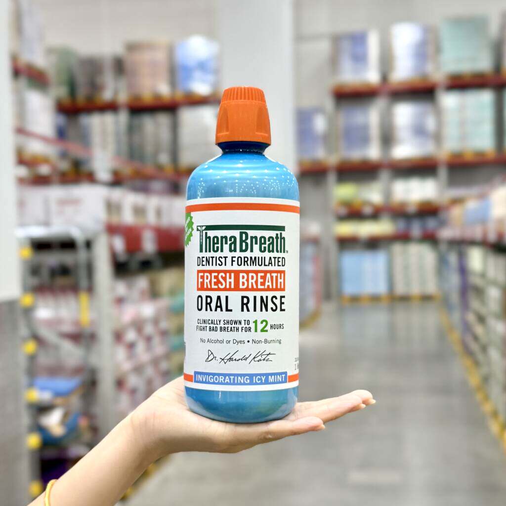 山姆代购凯斯博士漱口水冰凉薄荷1L进口漱口液抑菌除口臭清洁口腔