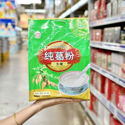 麦德龙代购天堂牌无糖纯葛粉480g原味代餐粉即食冲泡营养冲调早餐