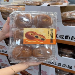 日式红豆面包松软早餐面包
