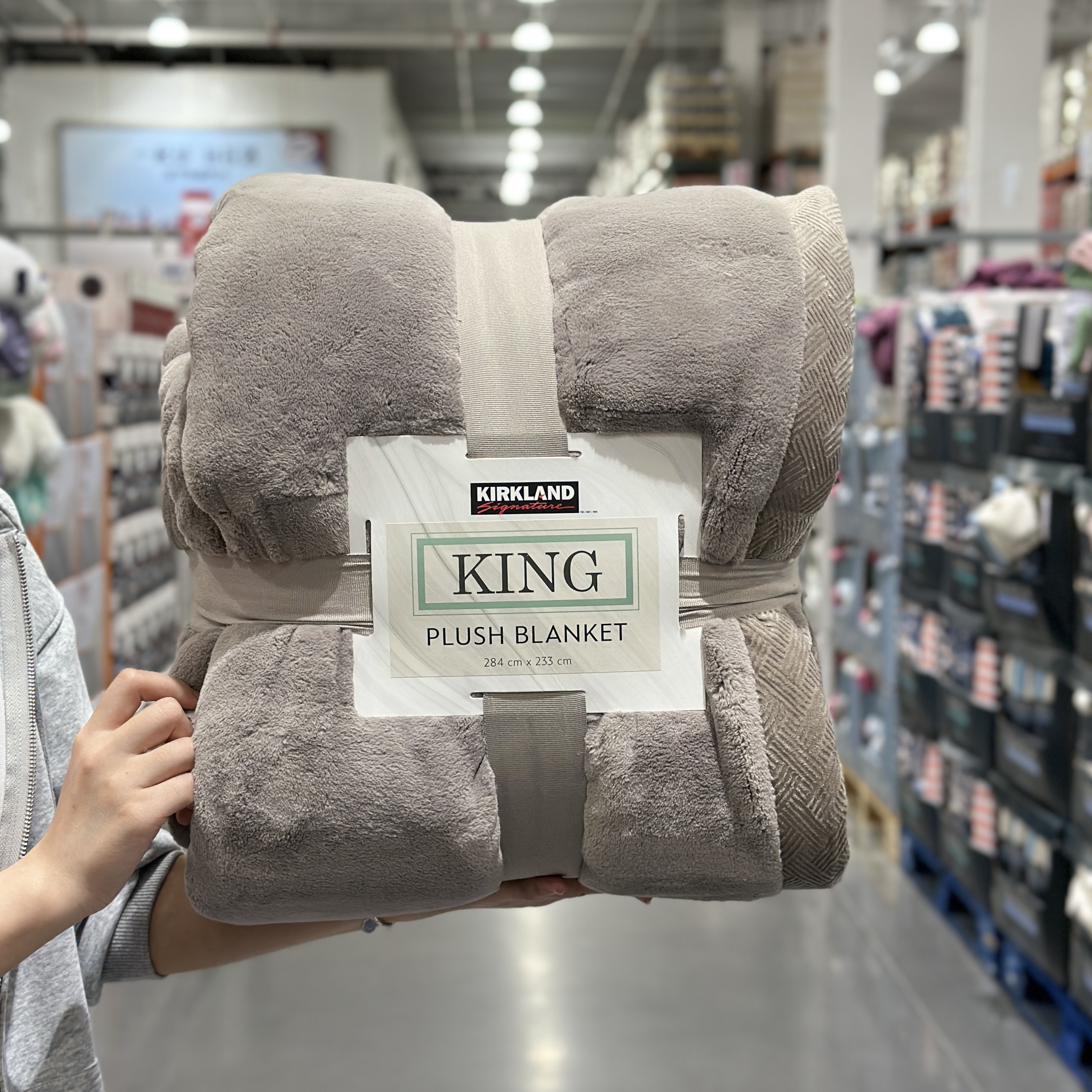 costco代购Kirkland科克兰羊羔绒毛毯柔软舒适双面珊瑚绒毛毯被子