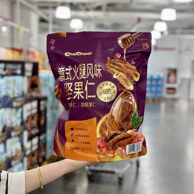Chacheer恰恰意式火腿风味坚果仁600g巴旦木仁碧根果仁坚果小零食
