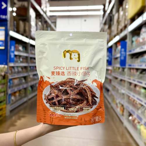 麦臻选香辣小鱼仔350g