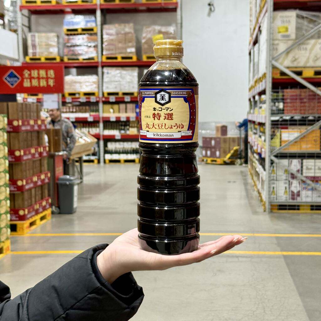 代购万字特选丸大豆酱油1L日本进口家用酿造厨房调味料调味品