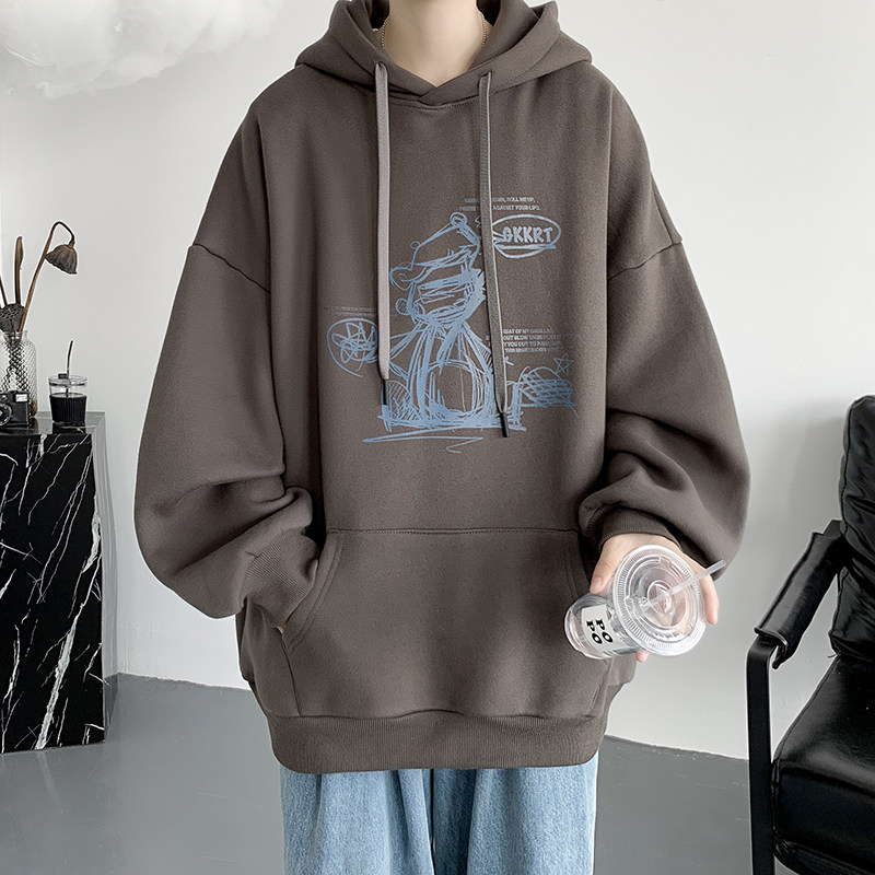 LM045主推：大链接。（圆领）连帽卫衣男 夏季短袖类目大改款图片